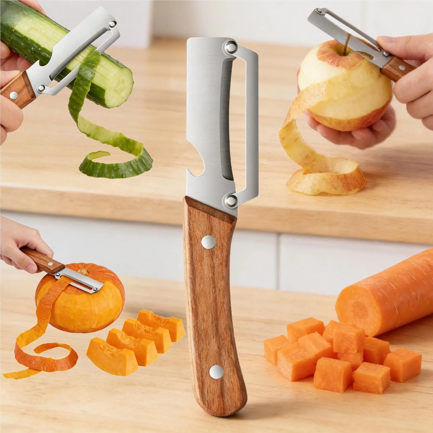 Multi-Functional Vegetable Peeler