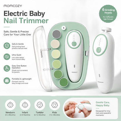 Gentle Baby Nail Trimmer Electric Rechargeable