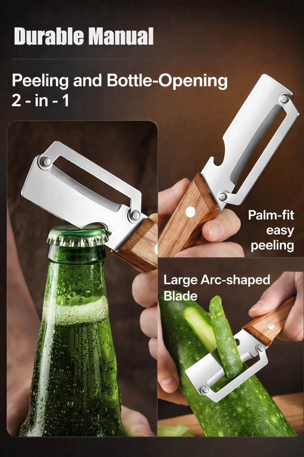 Multi-Functional Vegetable Peeler