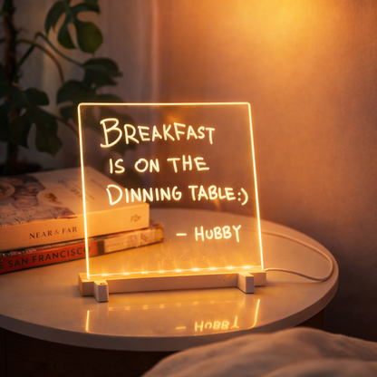 DIY LED Acrylic Writing Board
