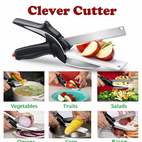 Clever Cutter 2-in-1 kitchen knife